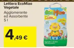 Carrefour Lettiera EcoMiao Vegetale offerta