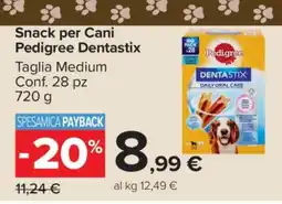 Carrefour Snack per Cani Pedigree Dentastix offerta