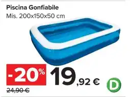 Carrefour Piscina Gonfiabile offerta
