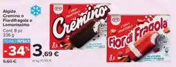 Carrefour Algida Cremino o Fiordifragola o Lemonissimo offerta