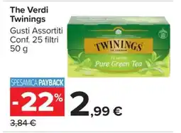 Carrefour The Verdi Twinings offerta