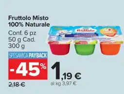 Carrefour Fruttolo Misto 100% Naturale offerta