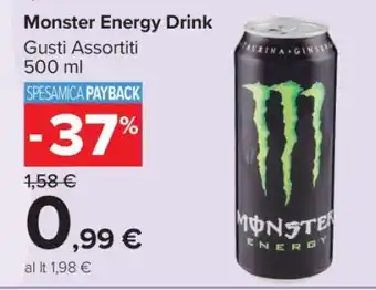 Carrefour MONSTER Energy Drink offerta