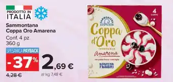 Carrefour Sammontana Coppa Oro Amarena offerta