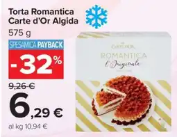 Carrefour Torta Romantica Carte d’Or Algida offerta