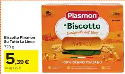 Carrefour Biscotto Plasmon Su Tutta La Linea offerta
