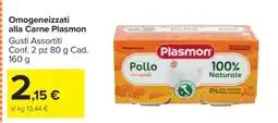 Carrefour Omogeneizzati alla carne Plasmon offerta