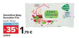 Carrefour Salviettine Baby Sensation Fria offerta