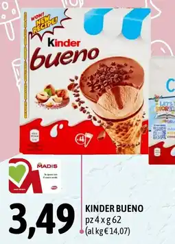 Madis Kinder bueno offerta