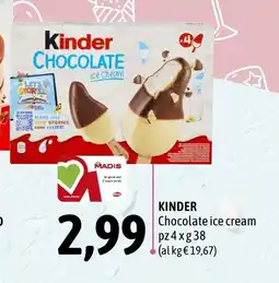 Madis Kinder chocolate ice cream offerta