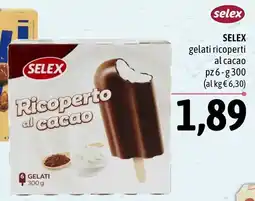 Madis Selex gelati ricoperti al cacao offerta