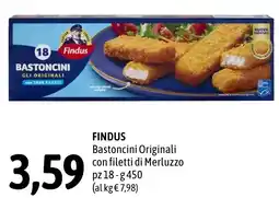 Madis Findus bastoncini originali con filetti di merluzzo offerta