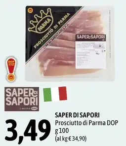 Madis Saper di sapori prosciutto di parma dop offerta