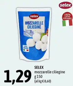 Madis Selex mozzarelle ciliegine offerta