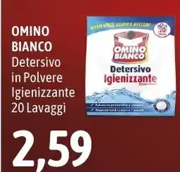 Madis Omino bianco detersivo in polvere igienizzante offerta