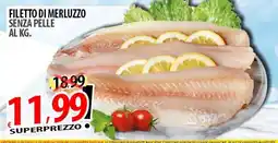 Il Genio Supermercato Filetto di merluzzo senza pelle offerta
