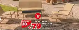 Conforama Leda set garden offerta