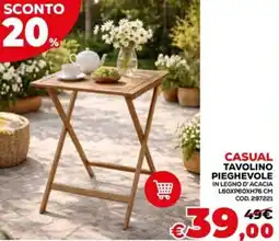 Conforama Casual tavolino pieghevole offerta