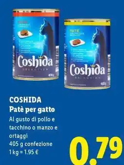 Lidl COSHIDA Patè per gatto offerta