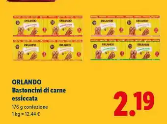 Lidl Orlando Bastoncini di carne essiccata offerta