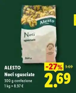 Lidl Alesto Noci sgusciate offerta