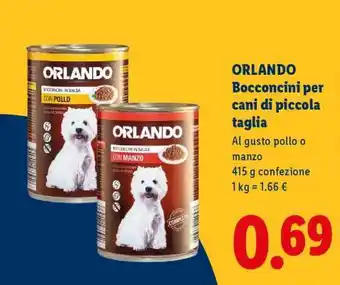 Lidl ORLANDO Bocconcini per cani di piccola taglia offerta