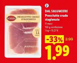 Lidl Dal Salumiere Prosciutto crudo stagionato offerta