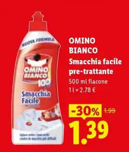 Lidl OMINO BIANCO Smacchia facile pre-trattante offerta