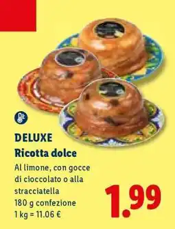 Lidl DELUXE Ricotta dolce offerta