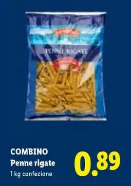 Lidl COMBINO Penne rigate offerta