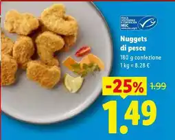 Lidl Nuggets di pesce offerta