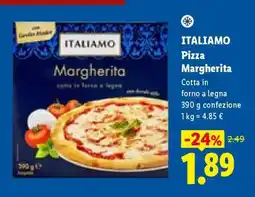 Lidl Italiamo Pizza Margherita offerta