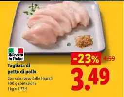 Lidl Tagliata Di Petto Di Pollo offerta