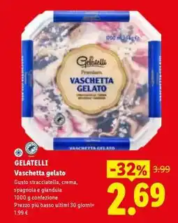 Lidl Gelatelli Vaschetta gelato offerta
