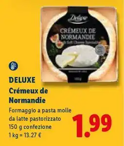 Lidl Deluxe Crémeux de Normandie offerta