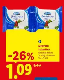 Lidl Merivio Stracchino offerta