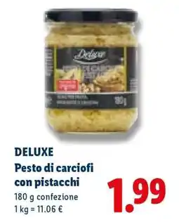 Lidl Deluxe Pesto di carciofi con pistacchi offerta
