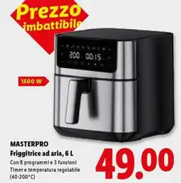 Lidl Masterpro Friggitrice ad aria, 6 L offerta