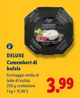 Lidl Deluxe Camembert di bufala offerta