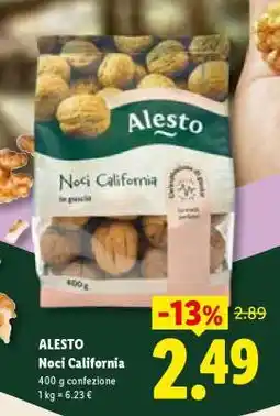 Lidl Alesto Noci california offerta