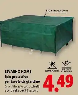 Lidl LIVARNO home Telo protettivo per tavolo da giardino offerta
