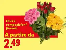 Lidl Fiori e composizioni floreali offerta