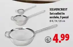 Lidl SILVERCREST Set colini in acciaio, 3 pezzi offerta