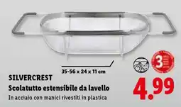 Lidl SILVERCREST Scolatutto estensibile da lavello offerta