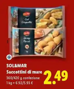 Lidl Sol&Mar Saccottini di mare offerta