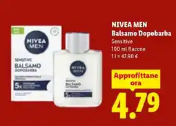 Lidl NIVEA MEN Balsamo dopobarba offerta