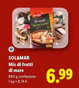 Lidl Sol&Mar Mix di frutti di mare offerta