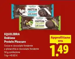 Lidl Equilibra Doblone Protein Pleasure offerta
