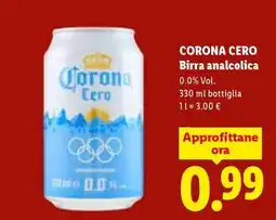 Lidl Corona Cero offerta