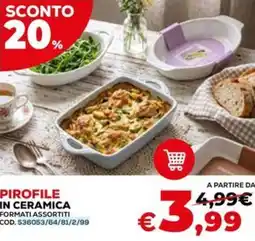 Conforama Pirofile in ceramica offerta